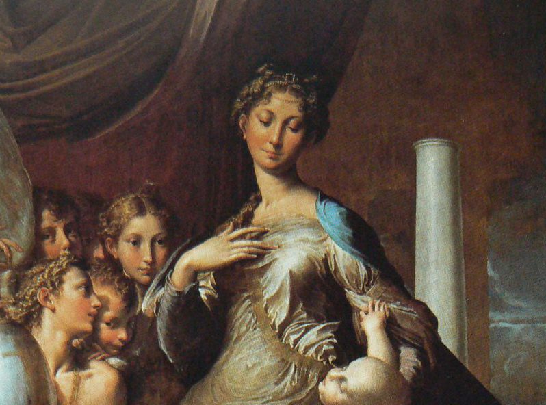 Vers 1536 : Parmigianino - La Madone au long cou