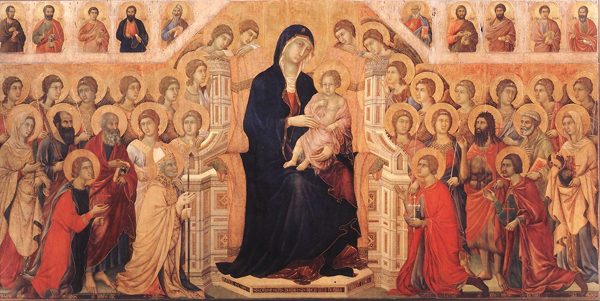 Duccio Maestà - peinture italo-bizantine du Moyen Age